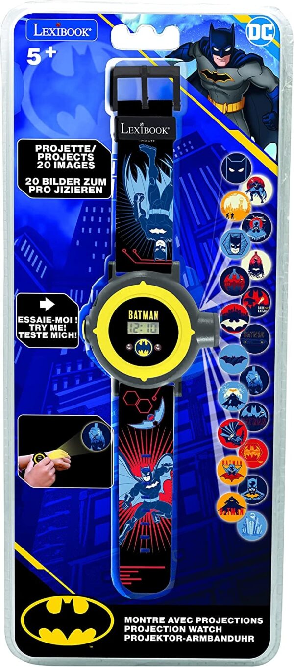 LEXIBOOK Montre bracelet ajustable écran digital avec 20 projections de  Spider-Man et ses amis-pour Enfant/Garçon-Rouge et – La Boutique Diverse
