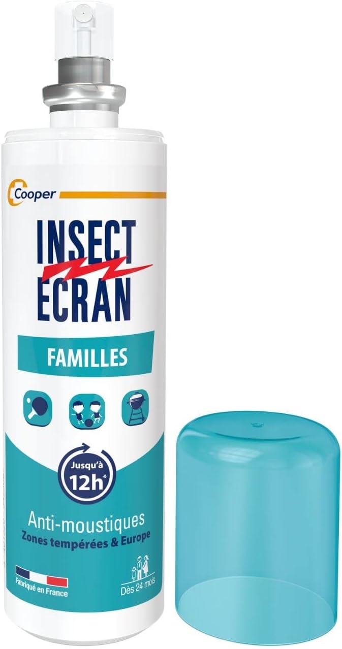 INSECT ECRAN – Anti-moustiques – Spray répulsif peau – Protection contre  les piqûres de moustiques – Familles – 100 ml – La Boutique Diverse