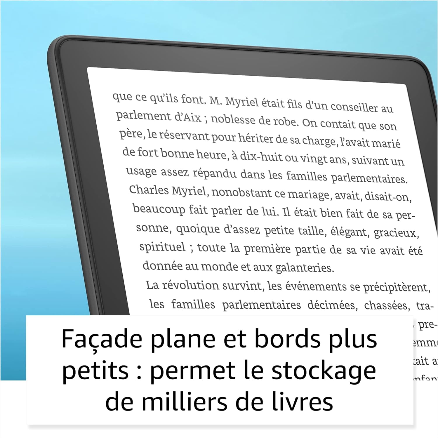 Kindle Paperwhite (16 Go) : désormais avec un écran plus grand, une  lumière chaude réglable, une autonomie accrue et des pages qui se tournent