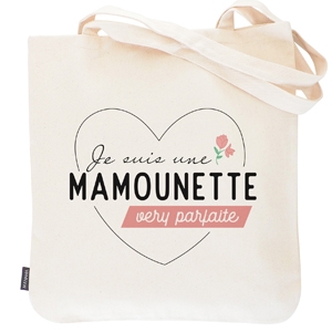 Tote bag Mamounette, Fete des meres, Noël Maman, Anniversaire Maman, sac maman, cadeau naissance